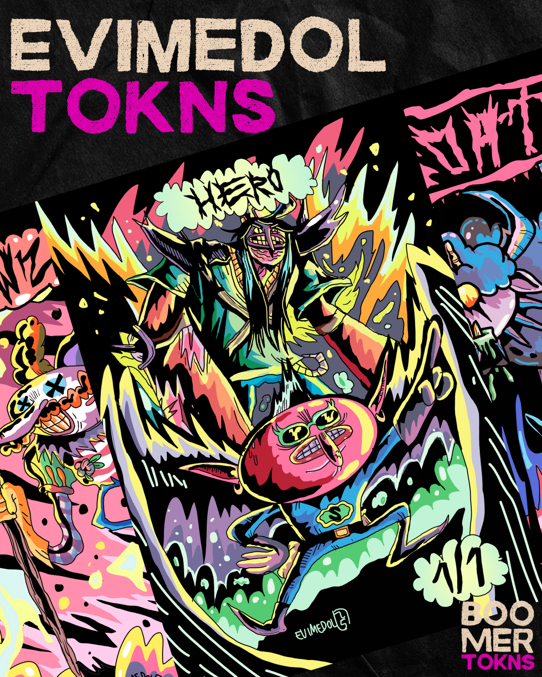 Hero 1/1 By Evimedol Foil - Presale